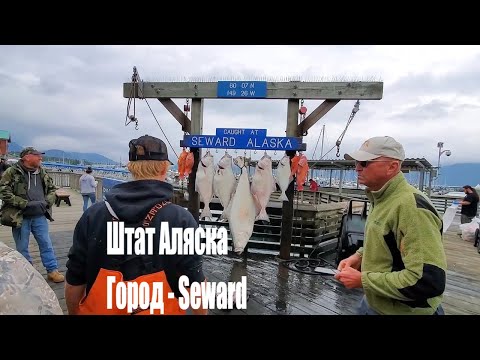 Видео: Штат Аляска. Город - Seward