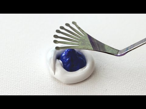 Видео: Уютный зимний пейзаж | Расслабляющая картина акрилом #559