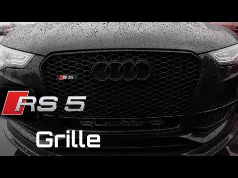 Видео: Установка решетки радиатора Audi A5 / S5 B8.5