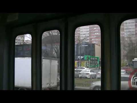 Видео: трамвай Санкт-Петербурга : ЛВС86К 5099 по 21