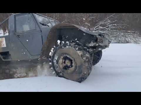 Видео: Тактический Пикап АГ34. Испытания зимой