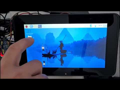 Видео: Вторая жизнь планшета ч2  , подключаем неизвестный Touch Screen к Raspberry Pi 0. ( прототип )