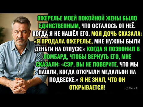 Видео: ОЖЕРЕЛЬЕ МОЕЙ ПОКОЙНОЙ ЖЕНЫ БЫЛО ЕДИНСТВЕННЫМ, ЧТО ОСТАЛОСЬ ОТ НЕЁ. КОГДА Я НЕ НАШЁЛ ЕГО, МОЯ ДОЧЬ..