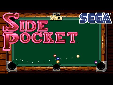 Видео: Side Pocket (16 Bit Sega Genesis) - Полное прохождение Бильярда на Сеге - Walkthrough no commentary