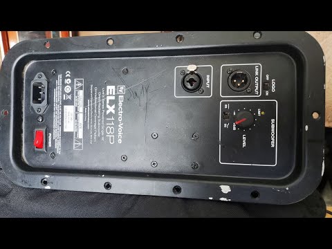 Видео: Модуль сабвуфера electro voice elx118p