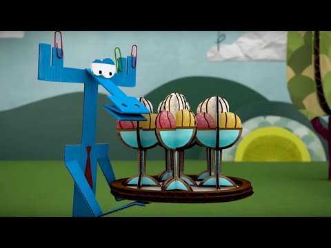 Видео: Бумажки. Вечеринка удалась! Мультик оригами для детей. Серия 48