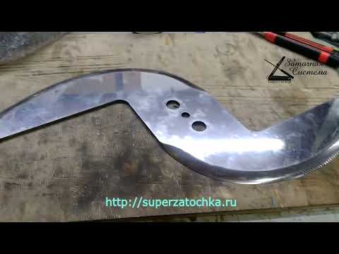 Видео: Заточка промышленного слайсера. Такой монстр у меня первый раз в работе!