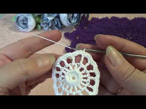 Видео: Салфетка "Фернанда" ряд 5