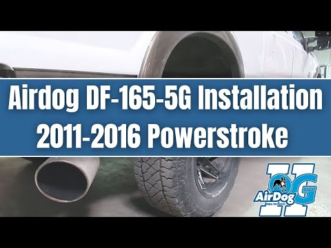 Видео: Установка Powerstroke Airdog DF-165-5G 2011-2016 гг.