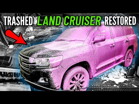 Видео: Бесплатная глубокая чистка грязного Toyota Land Cruiser! Детейлинг и реставрация автомобиля
