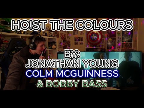 Видео: ЭТОТ БАС!!!! Слепая реакция на Джонатана Янга - Hoist The Colours при участии Колма МакГиннесса и...