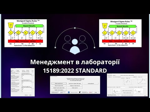 Видео: #ISO15189 Ексель-файл по внутрішньому контролю якості кількісних методик в медичній лабораторії №41