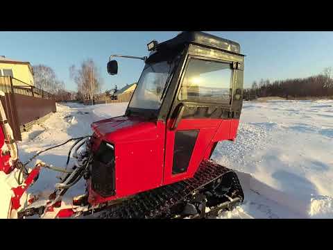 Видео: Уборка плотного снега 23 12 2022