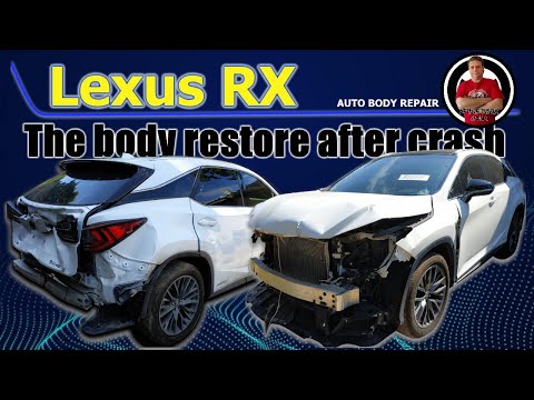 Видео: Lexus RX. The body restore. Ремонт кузова.