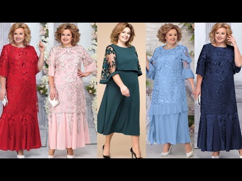 Видео: Топ самых красивых и стильных платьев больших размеров для матери жениха/невесты, трендовых плать...