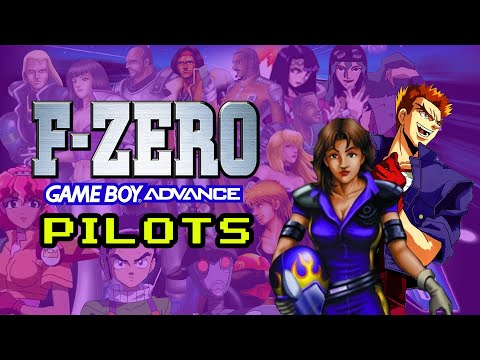 Видео: Все пилоты F-Zero Game Boy Advance (Максимальная скорость, GP: Легенда, Кульминация)