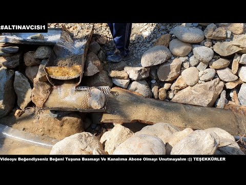 Видео: ПОИСК ЗОЛОТА В РЕКЕ \ Поиск золота в ручье в ручье #ALTINAVCISI1
