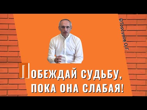 Видео: Побеждай судьбу, пока она слабая! Торсунов лекции