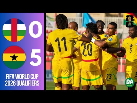 Видео: 🇨🇫 СБОРНАЯ ЦЕНТРАЛЬНОЙ АФРИКИ 0-5 ГАНА 🇬🇭 | Гана прошла отбор на 99%, а Египет вышел на чемпионат...