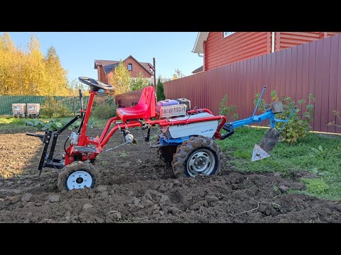 Видео: Осенняя вспашка плугом ПЦ-1-18 с модулем МТ-1.