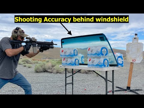 Видео: Насколько точны пули при стрельбе за лобовым стеклом