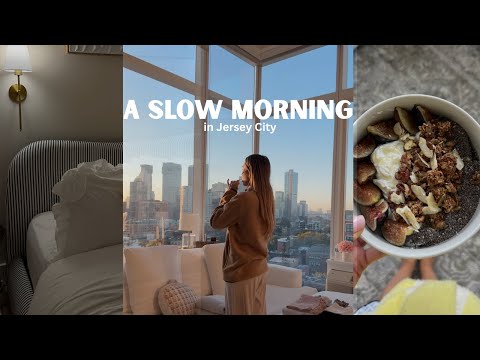 Видео: Проведите медленное утро со мной, живущим в Джерси-Сити... утренний видеоблог