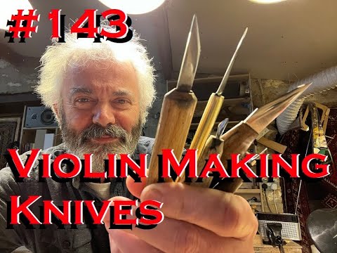 Видео: # 143 - Сделайте нож для изготовления скрипки. Самодельный нож для скрипичного мастера.