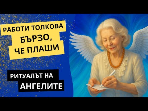 Видео: РАБОТИ ТОЛКОВА БЪРЗО, ЧЕ ПЛАШИ | Направете днес Ритуала на Ангелите