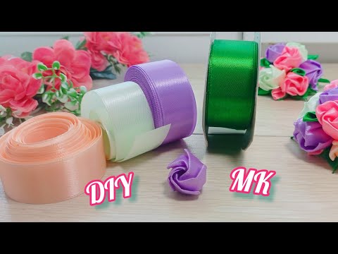 Видео: DIY/🌹 Суперлетние бантики  из атласной ленты🍀Super summer satin ribbon bows