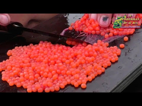 Видео: Самая вкусная, красная икра пятиминутка солится вот так! Рецепты  от fisherman dv 27 rus ,