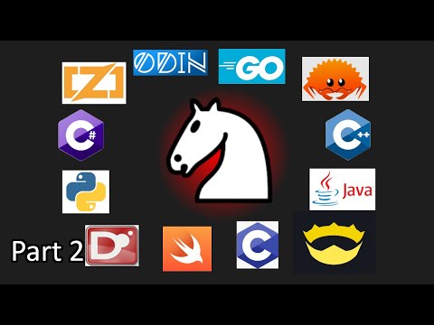 Видео: Протестировано 12 языков программирования! — Тест генератора шахматных ходов с обновлёнными резул...