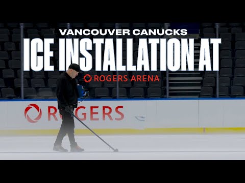 Видео: Ледовая инсталляция «Кэнакс» на «Роджерс Арене»