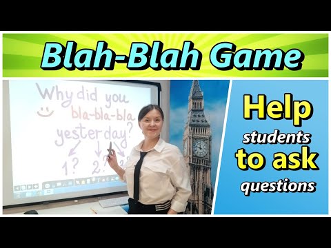 Видео: Заставьте их говорить! Веселая игра ESL для вашего класса