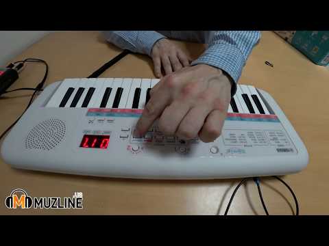 Видео: Yamaha PSS E-30 Remie Обзор (Overview), Демонстрация (Demonstration) children's synthesizer