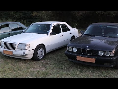 Видео: МЕРЦЕДЕС W124 VS БМВ Е34 ?!