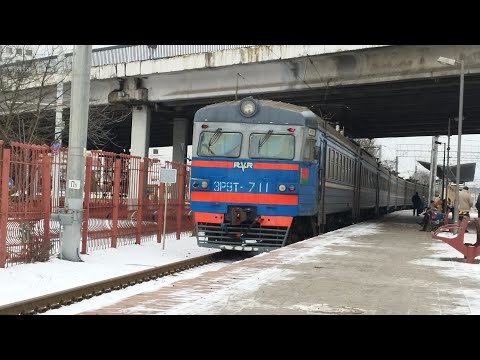 Видео: Минск - Барановичи-Полесские. ЭР9Т