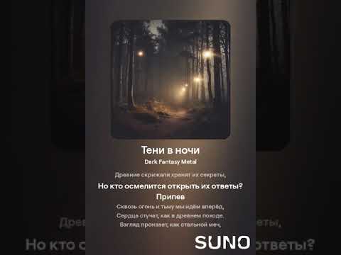 Видео: «Тени в Ночи: Эпическая Песня о Битвах с Демонами» -Suno Ai (авторский текст)