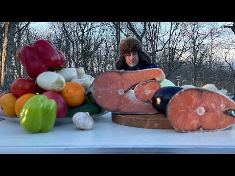 Видео: Сёмга с овощами! Как приготовить СЁМГУ ПО БАВТУГАЙСКИ!!!