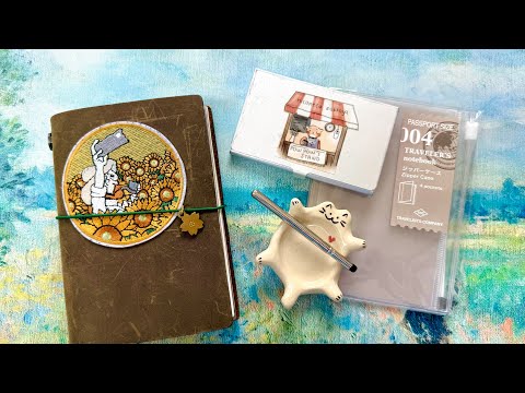 Видео: Дорожный набор для акварели, альбом для рисования, принадлежности в фирменном паспорте путешестве...