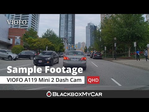 Видео: Видеорегистратор VIOFO A119 Mini 2 2K QHD | Примеры видео | BlackboxMyCar