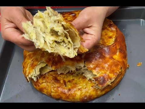 Видео: Картошка с луком вкуснее, чем мясо! Почему я раньше так не готовила! Обалденная лепёшка в духовке