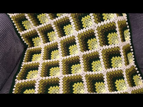 Видео: Мастер-класс по вязанию крючком 3D-одеяла «Упавшая коробка»