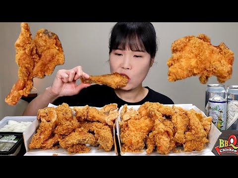 Видео: мукбанг, курица. АСМР.