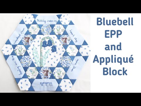 Видео: Если вы любите колокольчики и шитье, вам понравится! Блок для лоскутного шитья «Колокольчик» — EP...