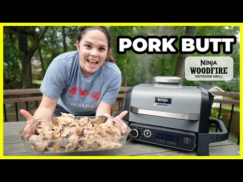 Видео: Рваная свинина на гриле Ninja на дровах