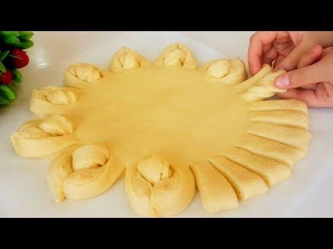 Видео: Пирог Цветок ТВОРОЖНЫЙ/Тесто Воздушное Как Пух.