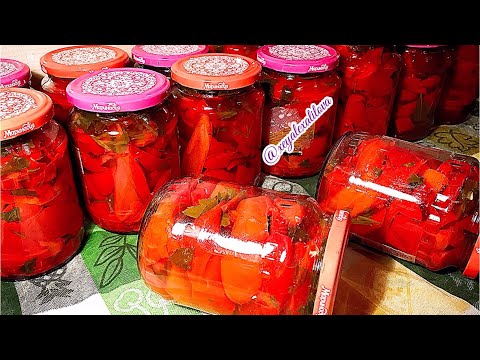 Видео: QIŞ ÜÇÜN YAĞDA QIRMIZI BİBER KONSERVASI(SALATI).КРАСНЫЙ ПЕРЕЦ В МАСЛЕ НА ЗИМУ.KIRMIZI BİBER KONSERVE