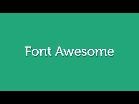 Видео: Как подключить и использовать шрифтовые иконки Font Awesome