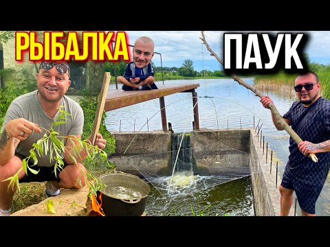 Видео: РЫБАЛКА на ПАУК / САНЯ СОЛЬ ГОТОВИТ УХУ / НЕОБЫЧНАЯ ЗАБРОШКА