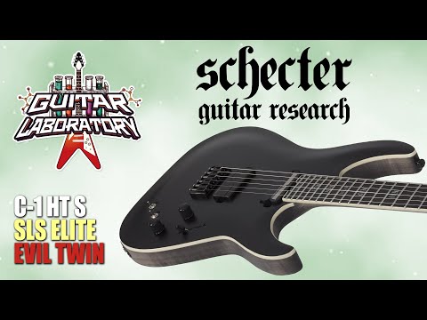 Видео: SCHECTER C-1 HT S SLS ELITE EVIL TWIN - электрогитара с датчиком Sustainiac